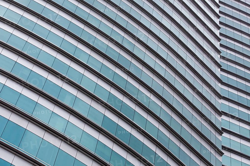 Glass facade