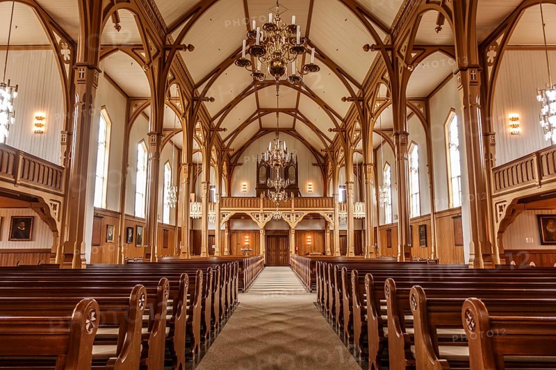 Interior of Vagan Church
