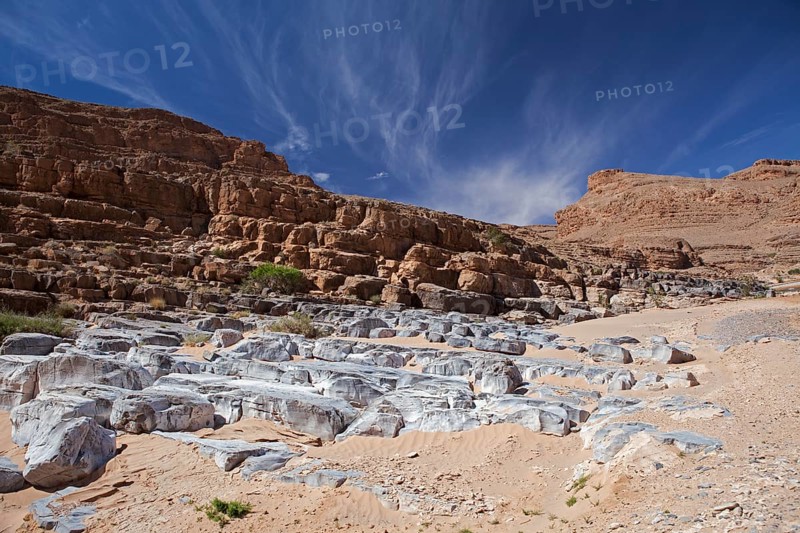 Rock formations in the Middle Atlas