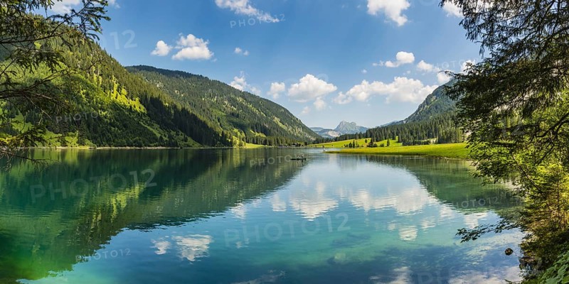 Vilsalpsee in the nature reserve Vilsalpsee