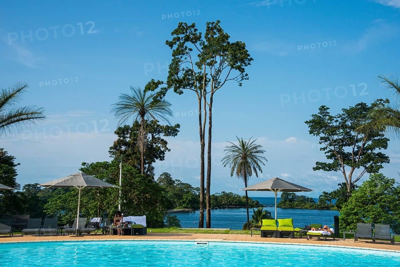 Swimming pool of the Sofitel hotel