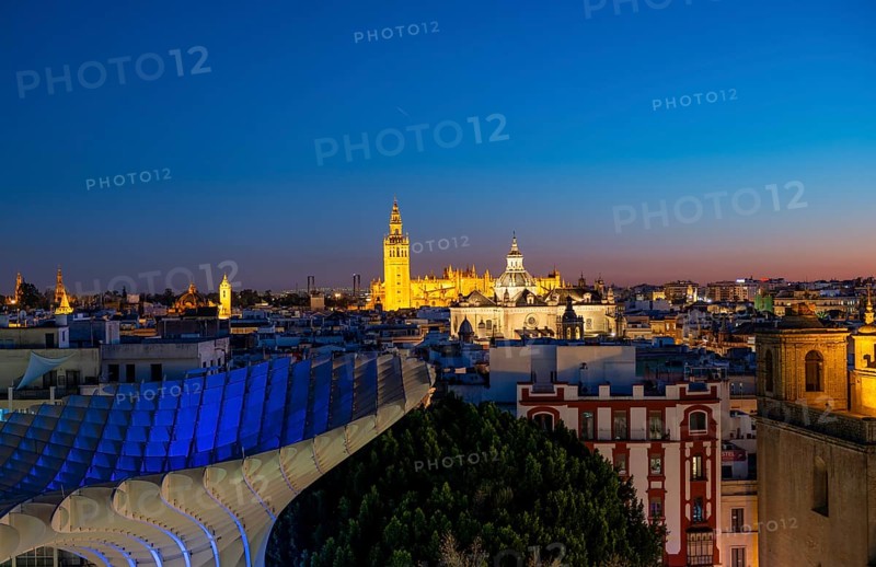 View from Metropol Parasol over the city
