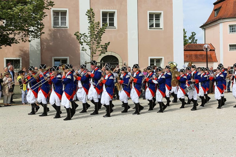 Ulmer Binder Dance in the monastery yard in Wiblingen