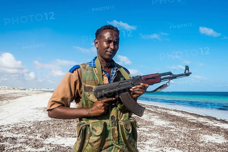 Bodyguard on Jazeera beach