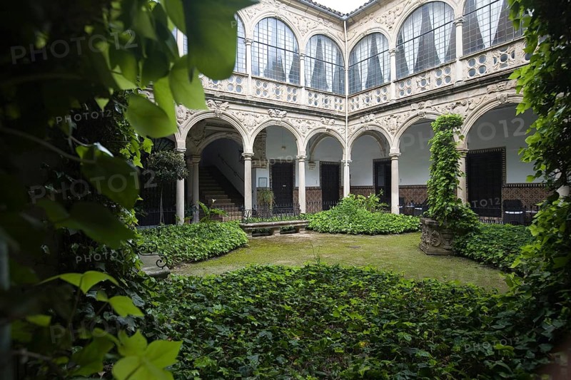 Courtyard of La Rambla Palace in Baeza