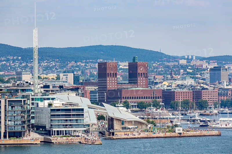 City panorama Oslo