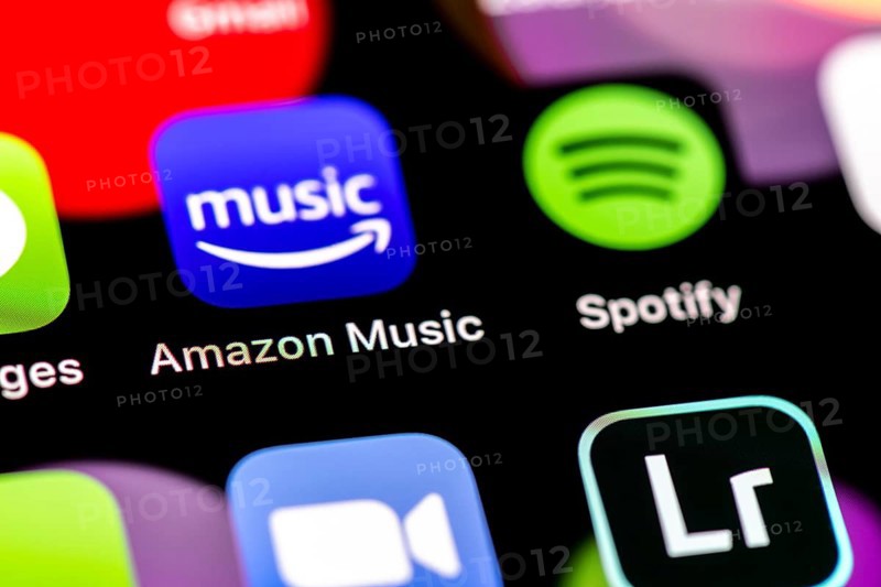 Amazon Music and Spotify