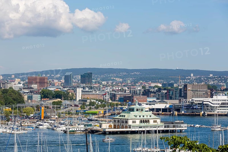 City panorama Oslo