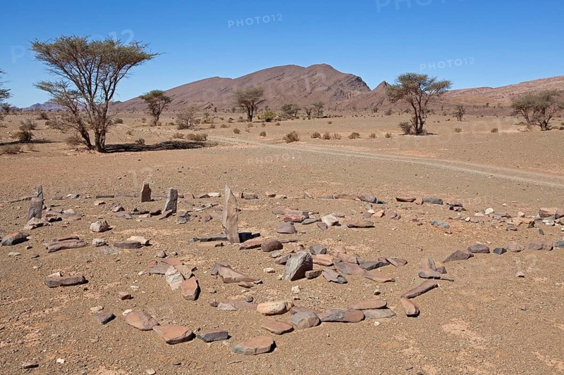 Berber cemetery in the Anti-Atlas