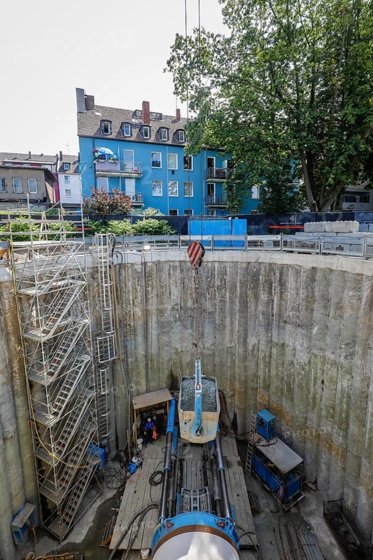 New construction of the Berne sewer