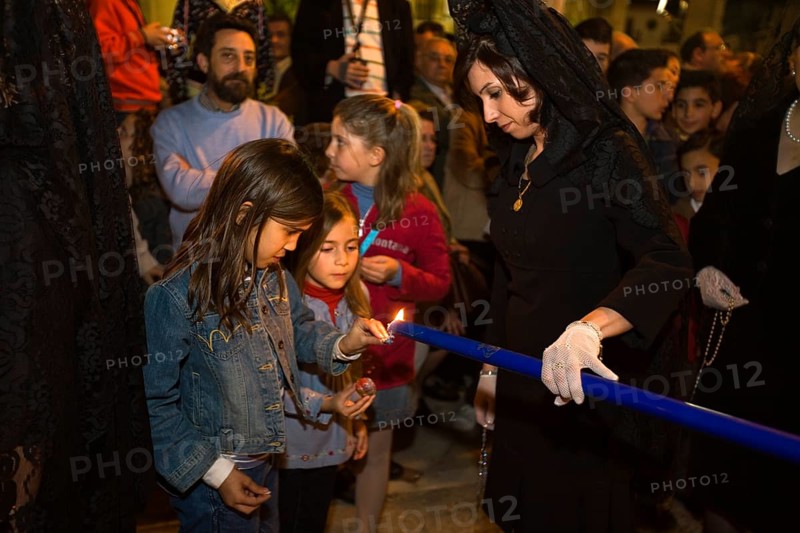 Lighting a candle