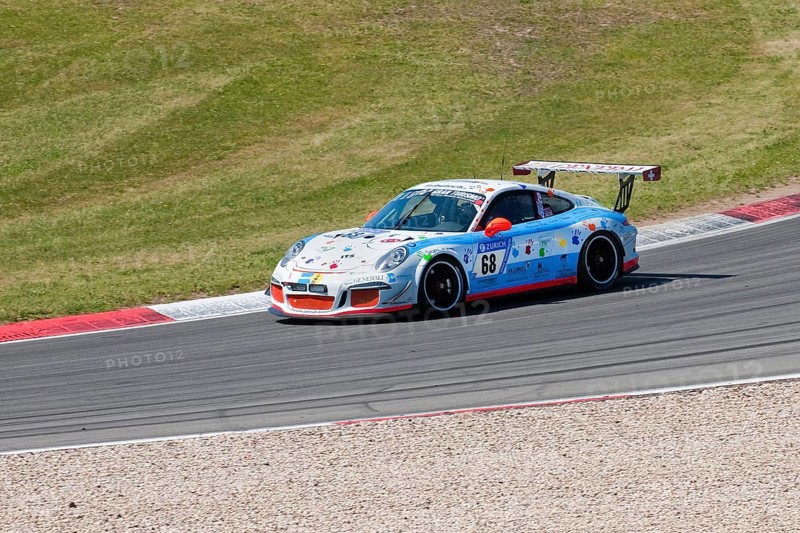 Porsche 911 Cup on race track