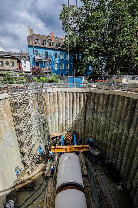 New construction of the Berne sewer
