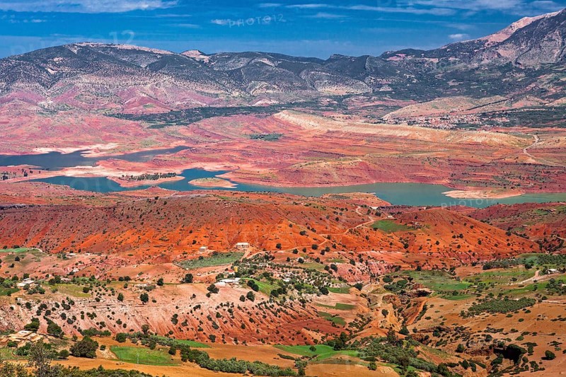 Landscape near Bin El Ouidane reservoir