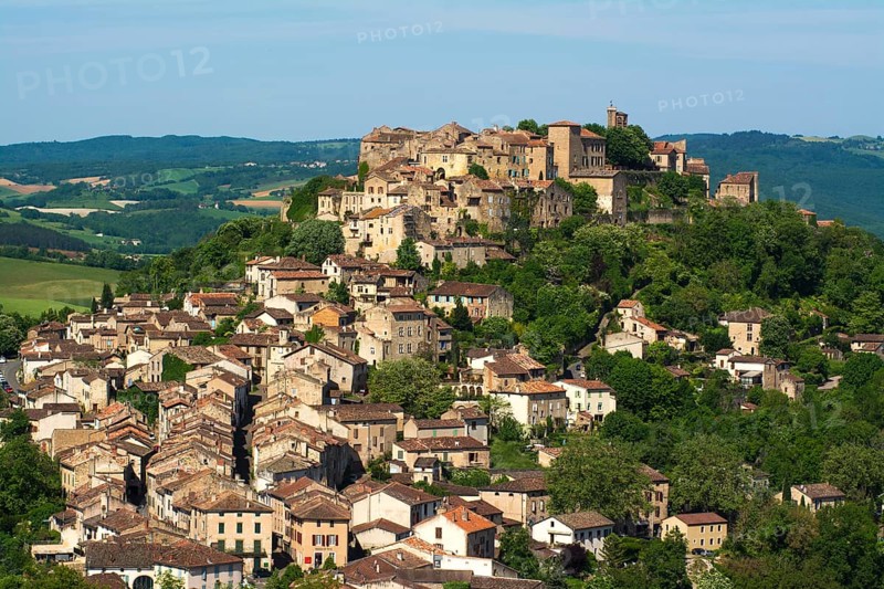 View of Cordes sur Ciel