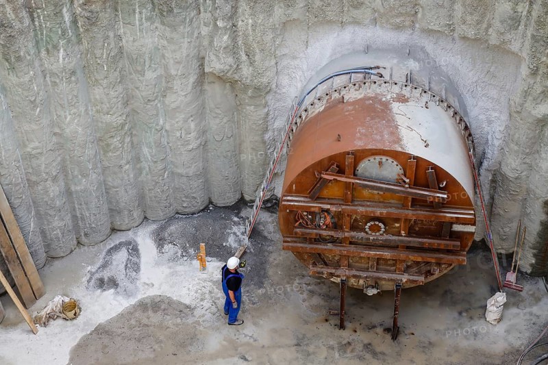 New construction of the Berne sewer