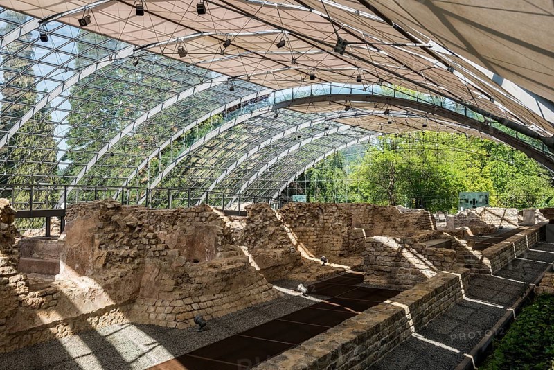 Ruins of the Roman bath Aqua Villae