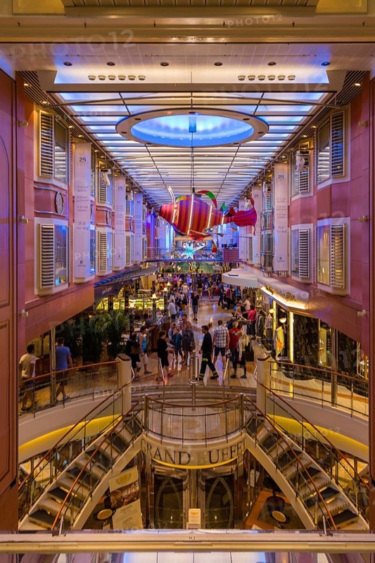 Shopping mall cruise ship MS Color Fantasy