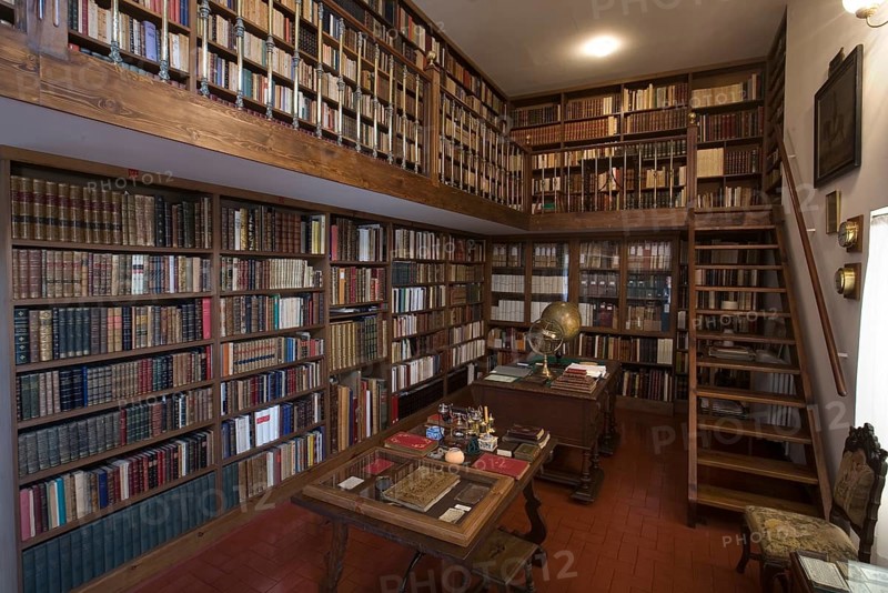 Library at the Vela de Cobos Palace