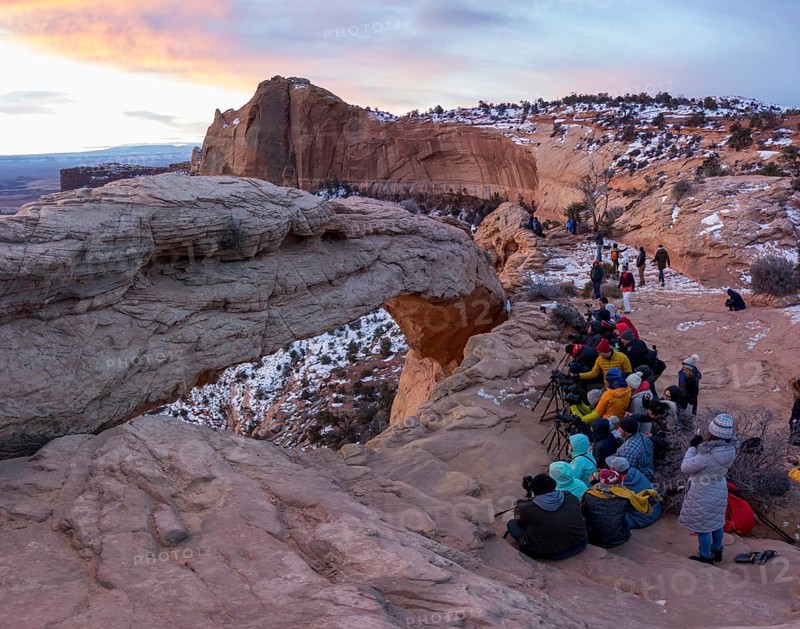 Arch Mesa Arch at sunrise