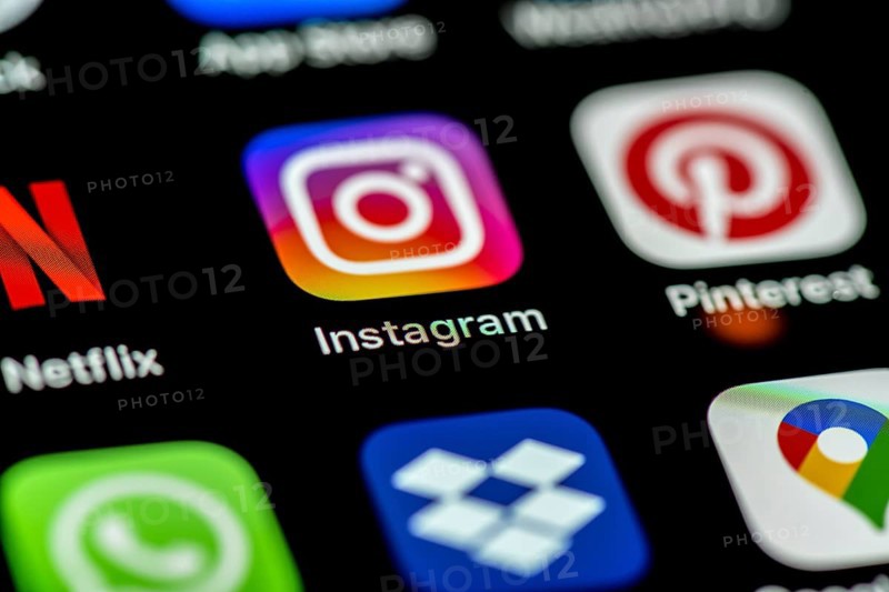 Instagram and Pinterest