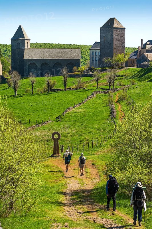 Pilgrims on the Camino de Santiago