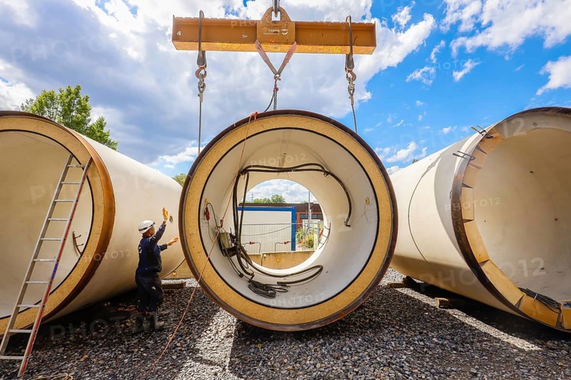 New construction of the Berne sewer