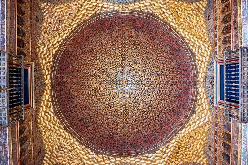 Gold decorated dome
