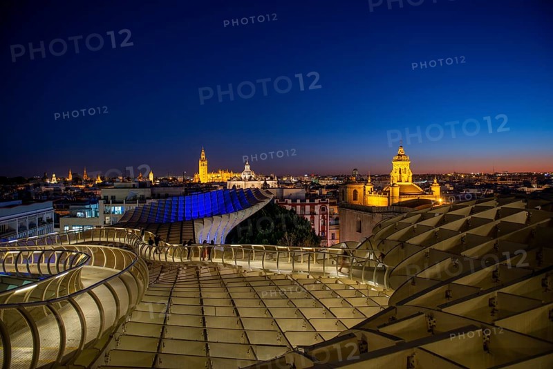 View over Sevilla from Metropol Parasol