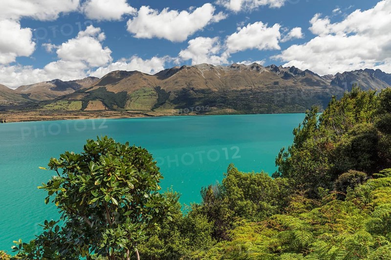 Lake Wakatipu with Thomson Mountains