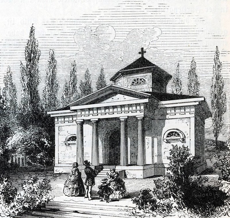 Princely crypt in Weimar, 1880