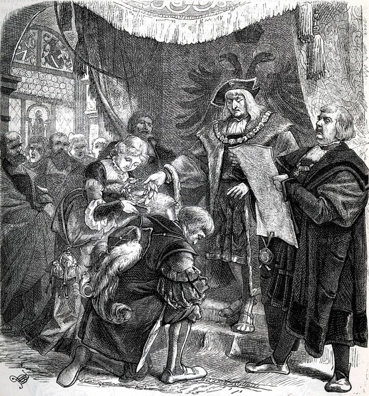 Ulrich von Hutten crowned poet