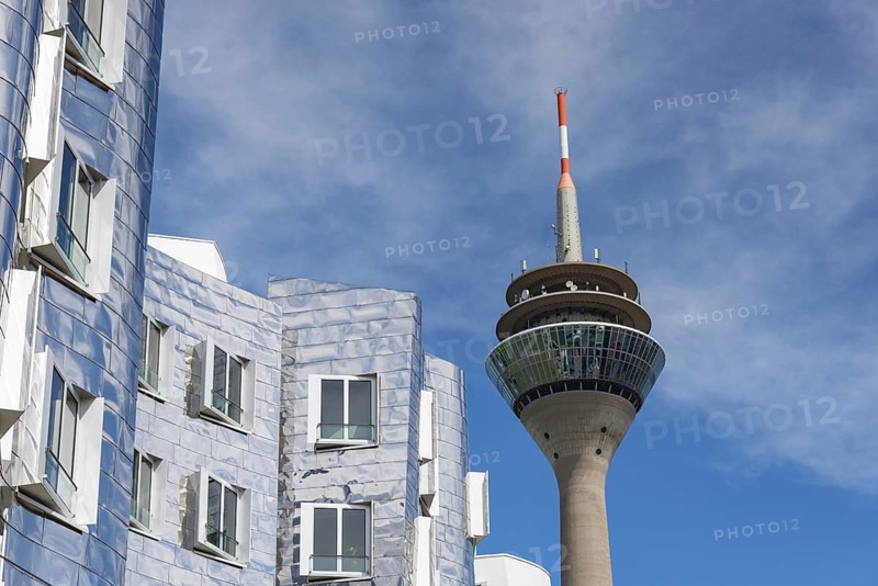 Gehry buildings and television tower