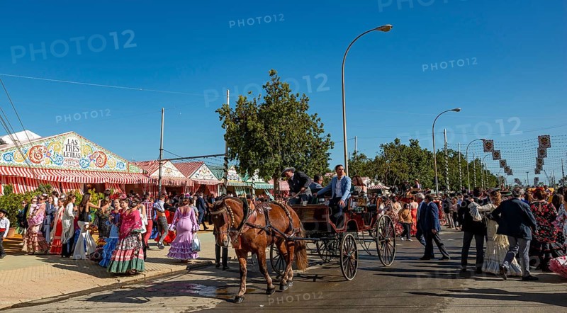 Street with casetas