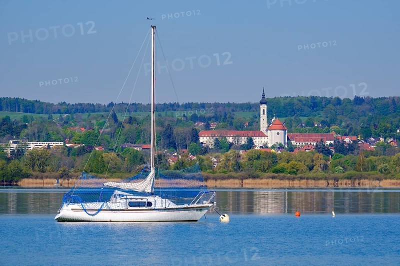 St. Mary's Minster in Diessen at the Lake Ammer