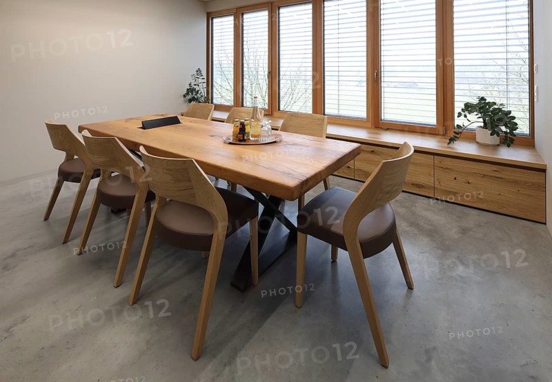 Modern interior design with wood