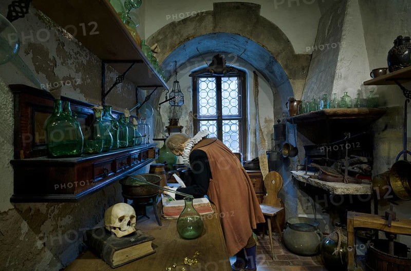 Replica of the laboratory of Andreas Libavius