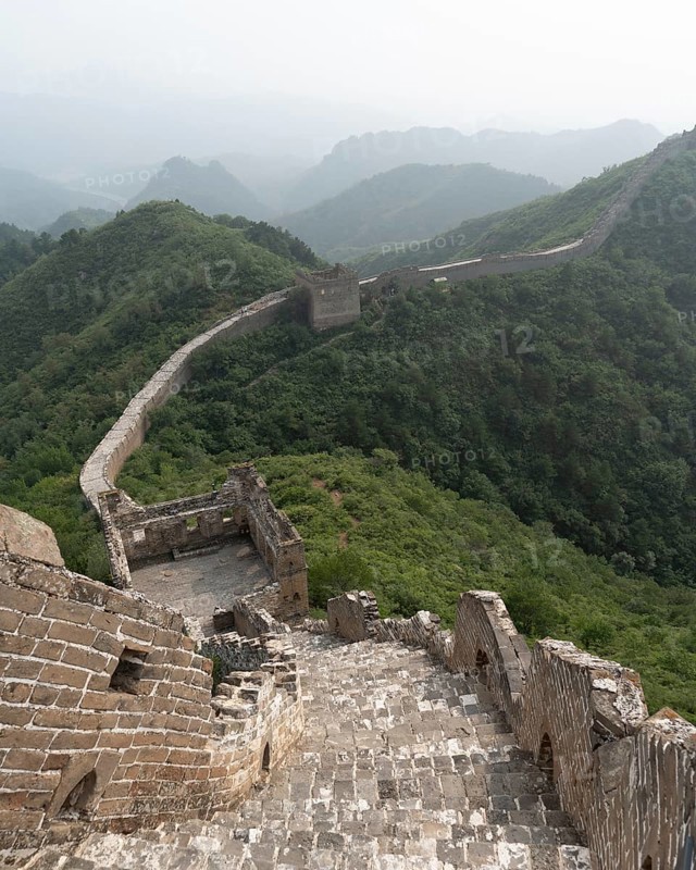 View of the Great Wall of China
