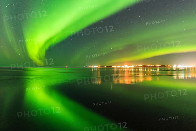 Northern Lights near Borganes