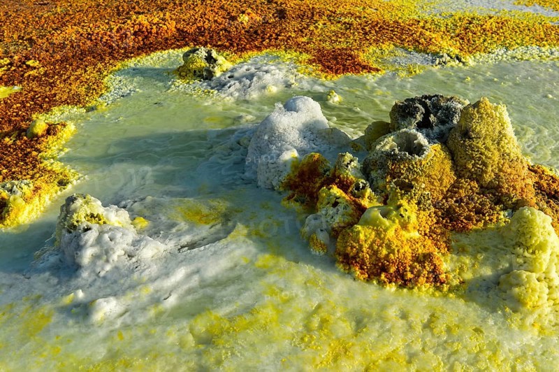 Hot mineral springs