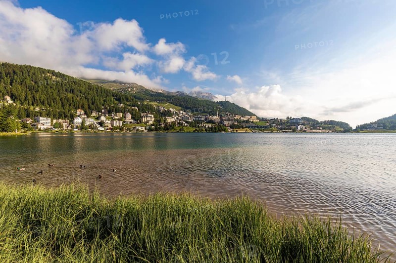 St. Moritz-Dorf and Lake St. Moritz
