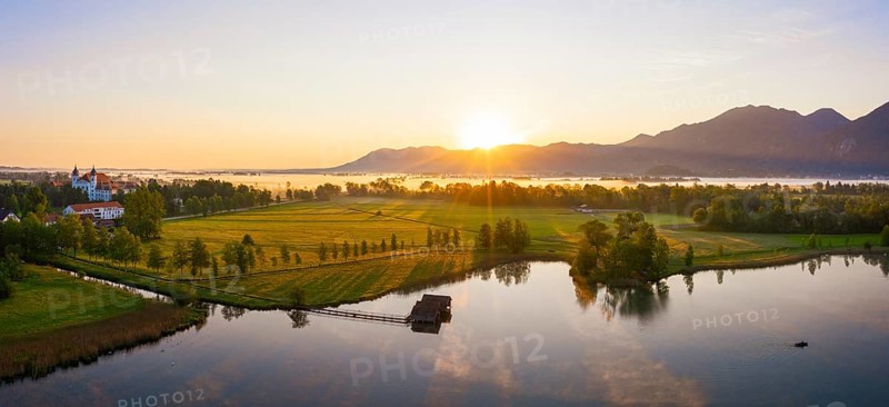 Sunrise at Lake Kochel