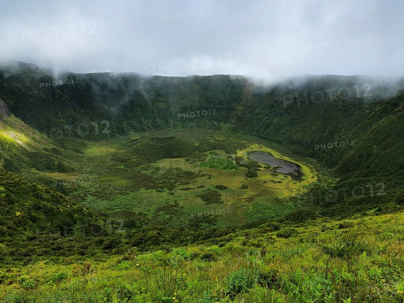 View into the caldera