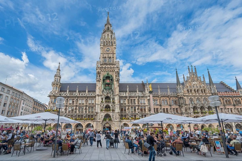 Marienplatz and new town hall