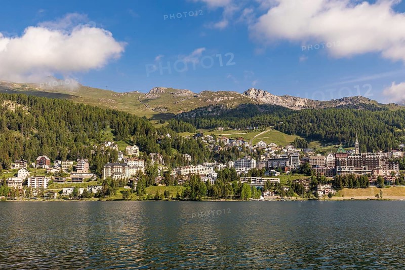 St. Moritz-Dorf and Lake St. Moritz