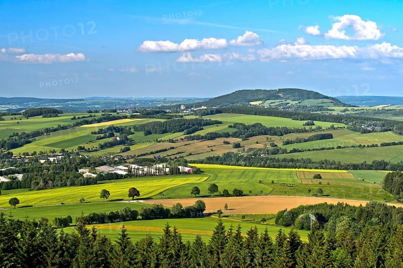 Landscape form middle Erzgebirge