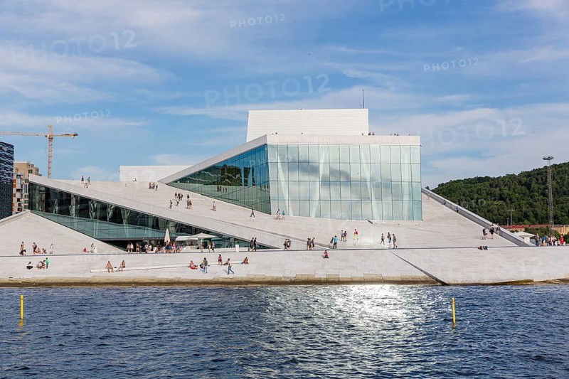 Promenade and New Opera House Oslo