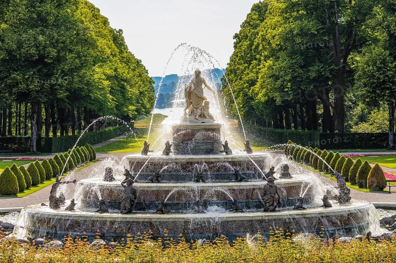 Latona fountain at Herrenchiemsee Castle