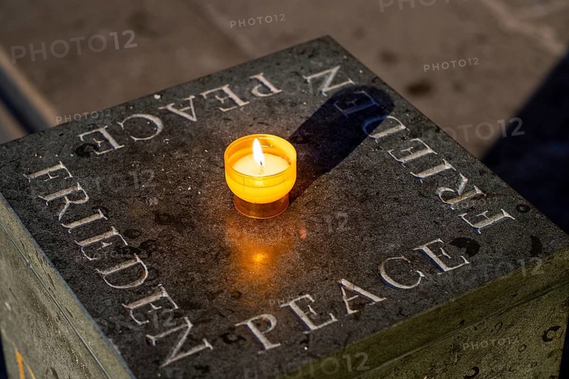 Peace candle in the cathedral church St. Blasii