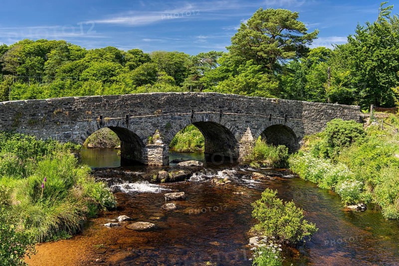 Historic bridge over the East Dart River